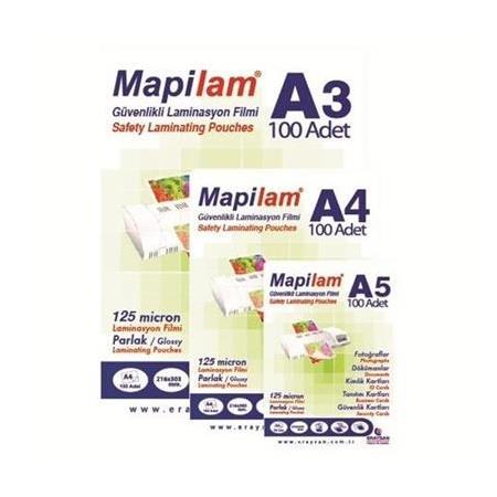 Mapi 42 Mic. Parlak Laminasyon Filmi (A5) 100 Adet 1020405