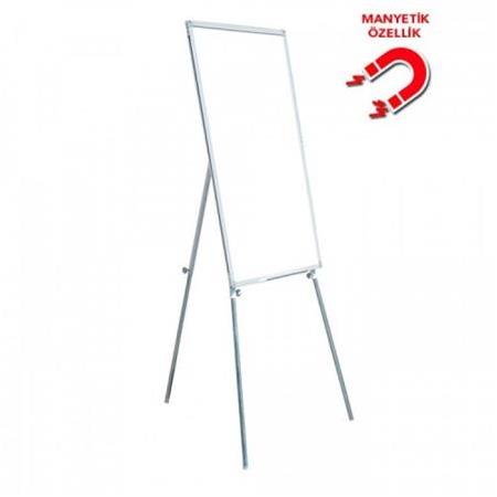Akyazı 70x100 Manyetik Teleskopik Flipkartlı Ayaklı Yazı Tahtası 0107