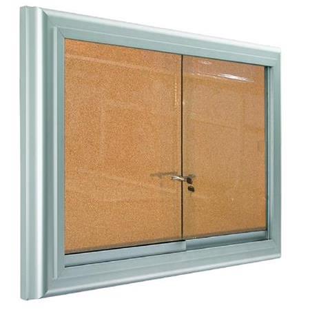 Akyazı 90x180 Alüminyum Camekanlı Mantar Pano 0197