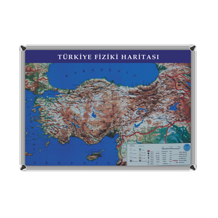 Akyazı 700x100 Türkiye Fiziki Harita 0252
