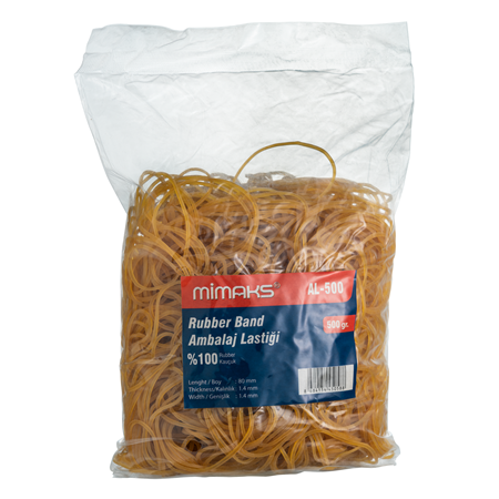 Mimaks %100 Kauçuk Ambalaj Lastiği - 500 GR