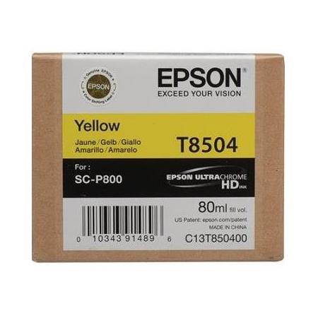 Epson T850400 Singlepack Yellow UltraChrome HD ink 80ml