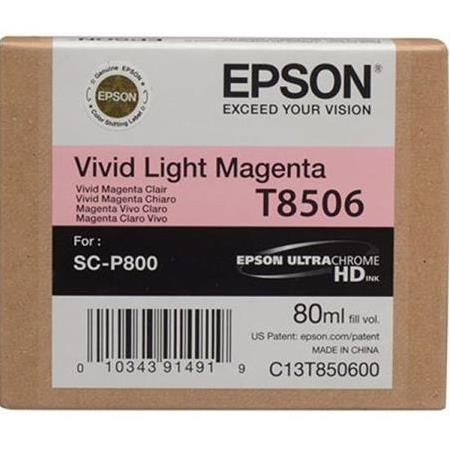 Epson T850600 Singlepack Vivid Light Magenta UltraChrome HD ink 80ml