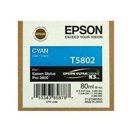 Epson T580200 UltraChrome K3 cyan (80ml).