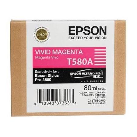 Epson T580A00 UltraChrome K3 Vivid-Magenta (80ml).