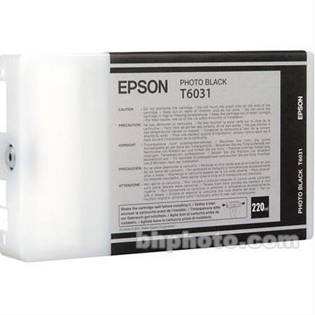 EPSON T603100 UltraChrome K3 Photo-Black (220ml)