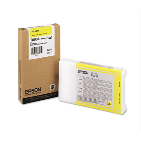 EPSON T603400 UltraChrome K3 Yellow (220ml).