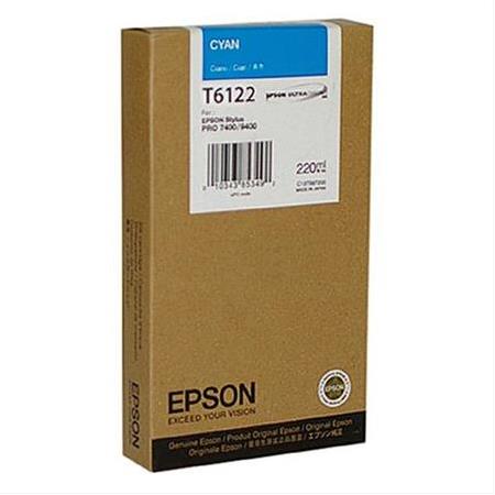 EPSON T612200 UltraChrome Cyan (220ml).