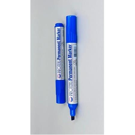 PROTEKS PERMANENT MARKER KESİK UÇ PR-505 MAVİ