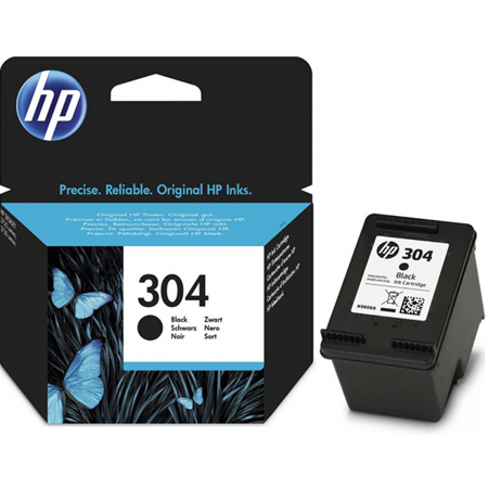 HP N9K06AE Black Mürekkep Kartuş (304)