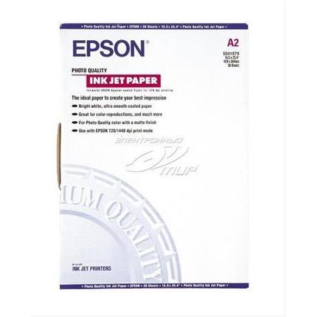 EPSON S041079 A2 Photo Quality Ink Jet Paper matte surface finishing 30 sayfa