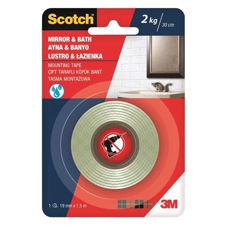 Scotch® Ayna Montaj BandıI 19mm x 1,5m 4003