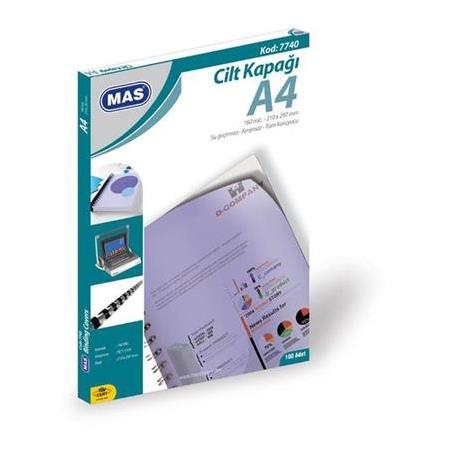 Mas 7706 Laminasyon  Filmi 125 mic. A4 100lü pk.