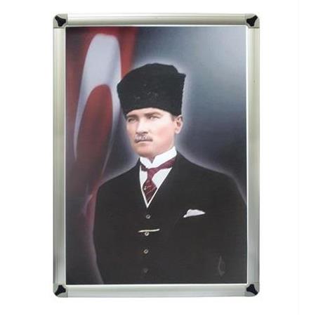 Akyazı 50x70 Atatürk Metal Çerçeve 0946